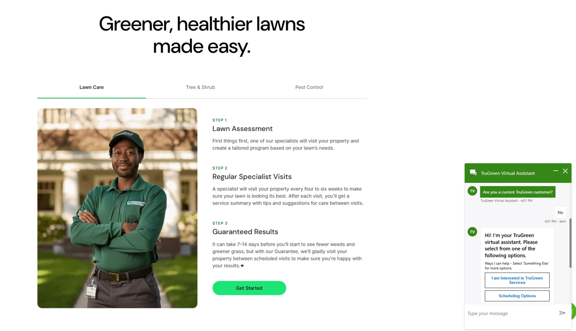 TruGreen Marketing Example